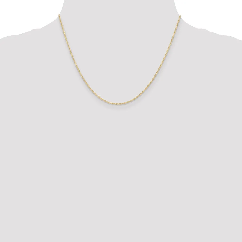 10k 1.15mm Carded Cable Rope Chain | 10K9RY