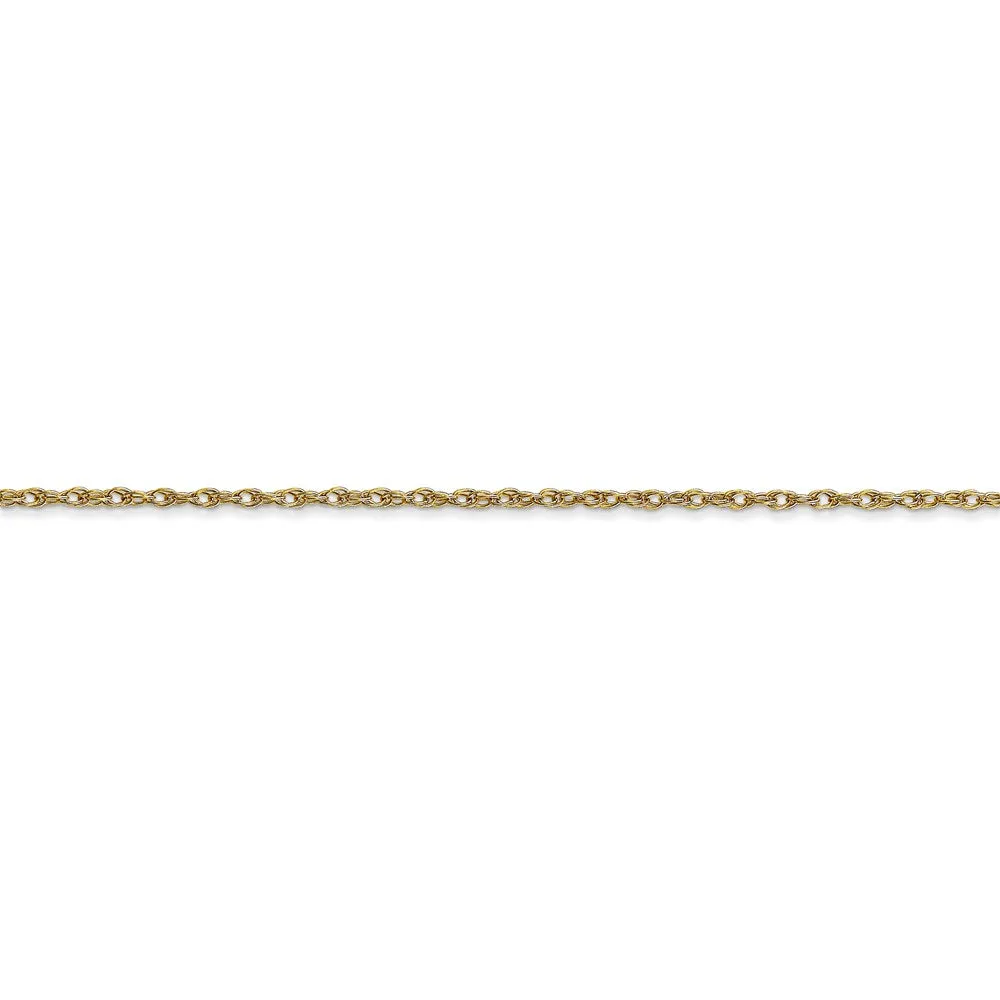 10k 1.15mm Carded Cable Rope Chain | 10K9RY