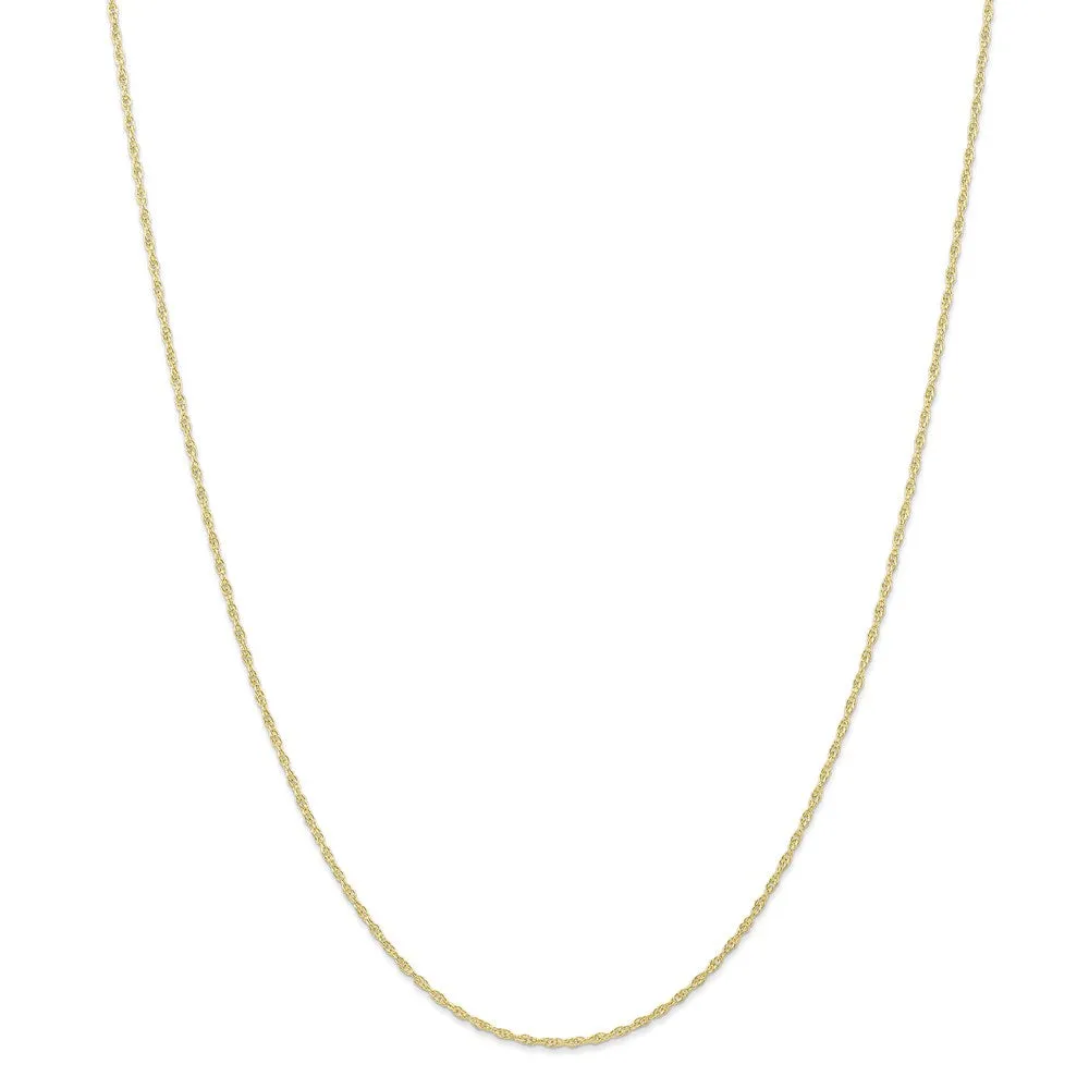 10k 1.15mm Carded Cable Rope Chain | 10K9RY