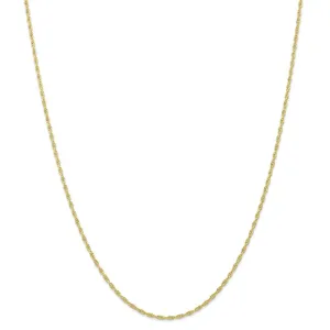 10k 1.55mm Carded Cable Rope Chain | 10K11RY