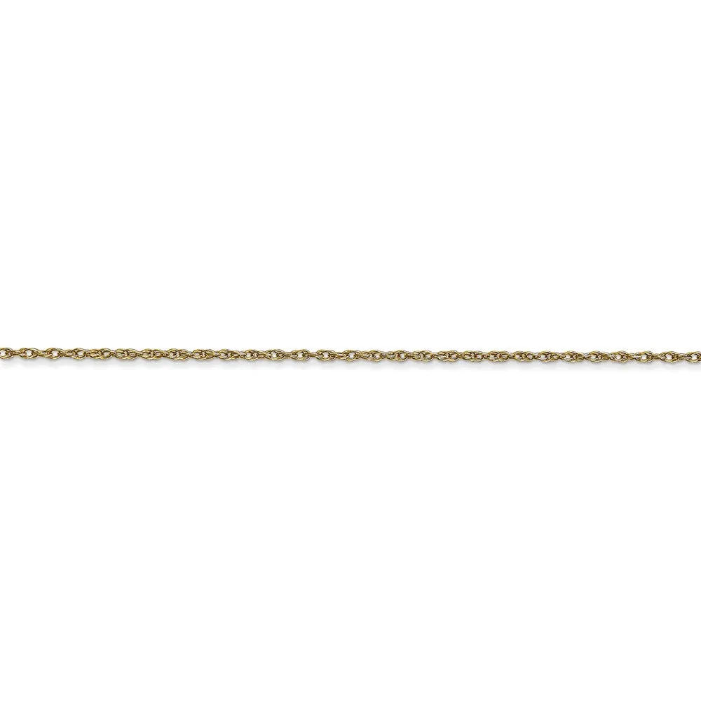 10k .95 mm Carded Cable Rope Chain | 10K8RY