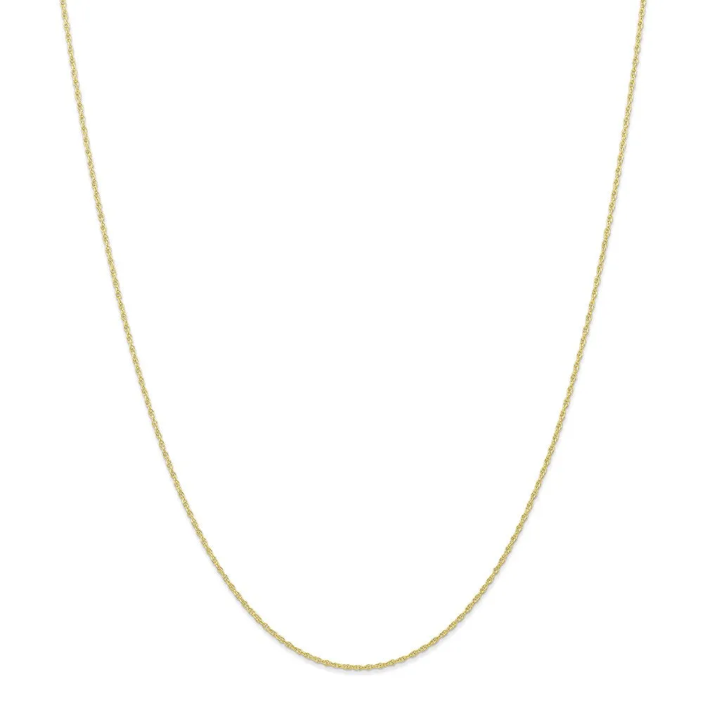 10k .95 mm Carded Cable Rope Chain | 10K8RY