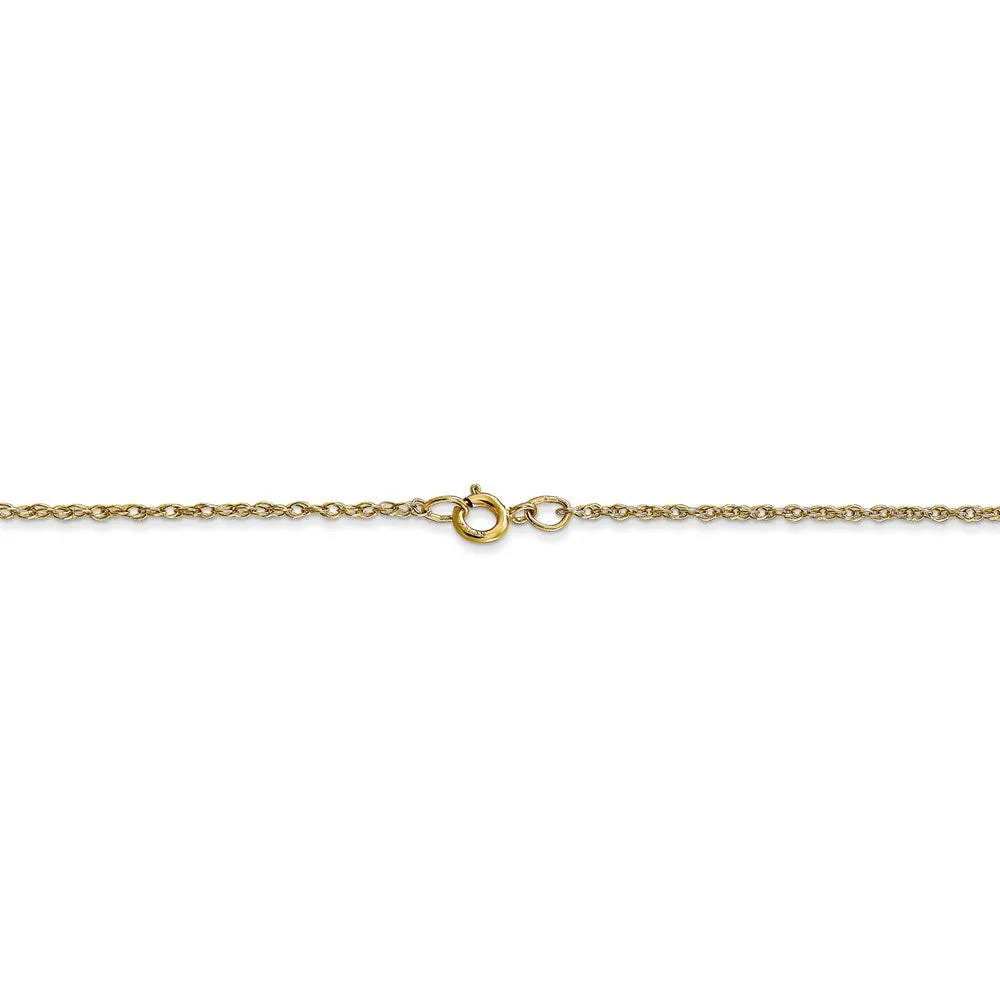 10k .95 mm Carded Cable Rope Chain | 10K8RY