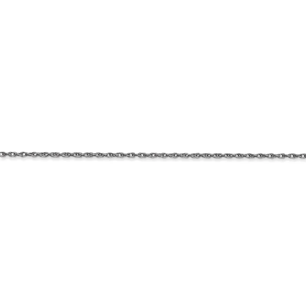 10k White Gold .95 mm Carded Cable Rope Chain | 10K8RW