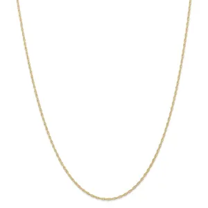 14K 1.35mm Carded Cable Rope Chain | 10RY