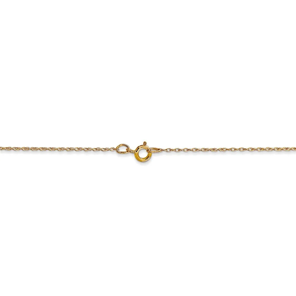 14k .5 mm Cable Rope Chain (CARDED) | 5RY