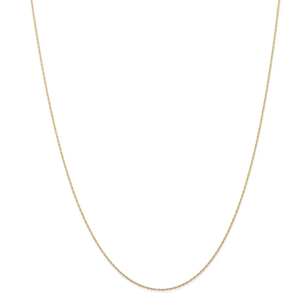 14k .5 mm Cable Rope Chain (CARDED) | 5RY
