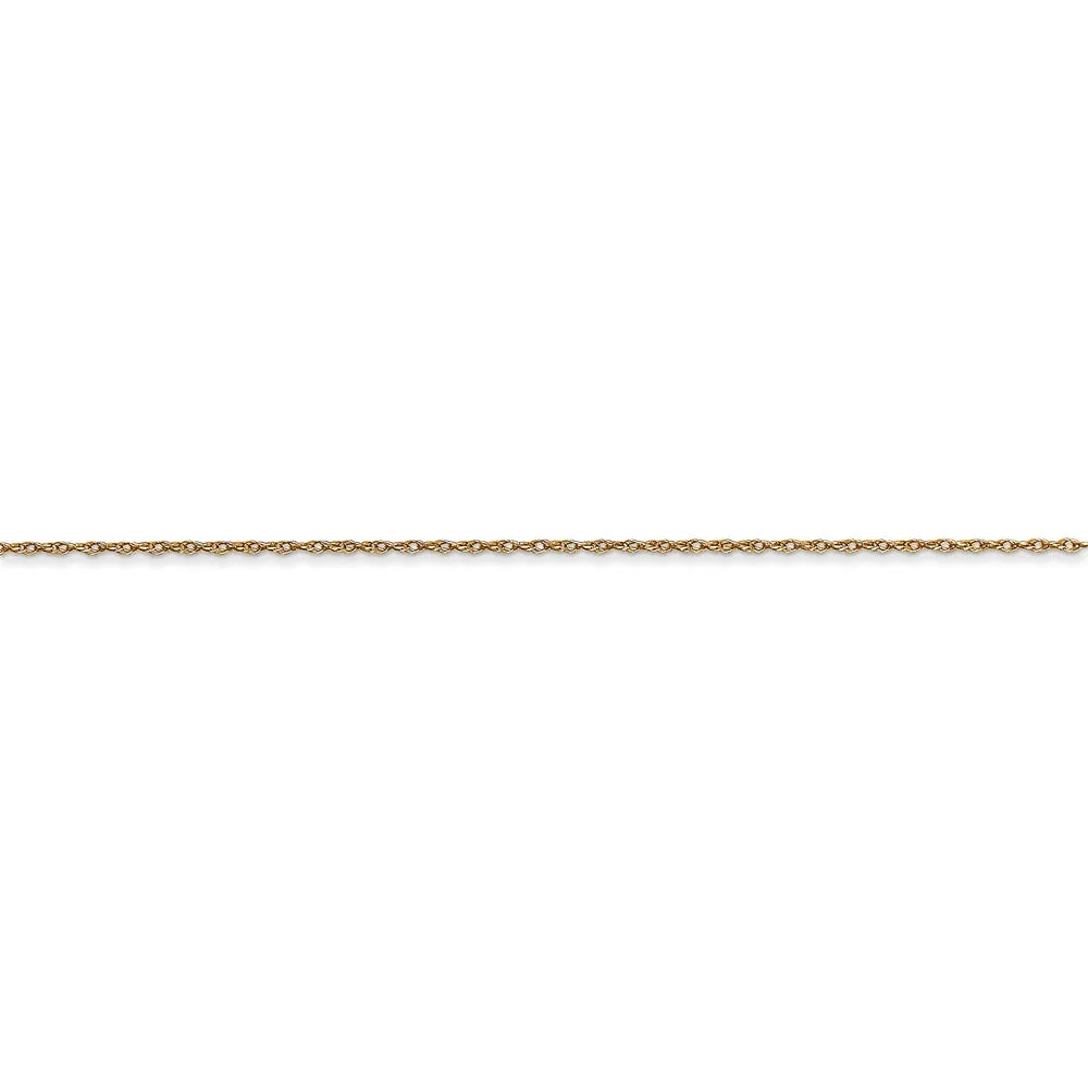 14k .5 mm Cable Rope Chain (CARDED) | 5RY