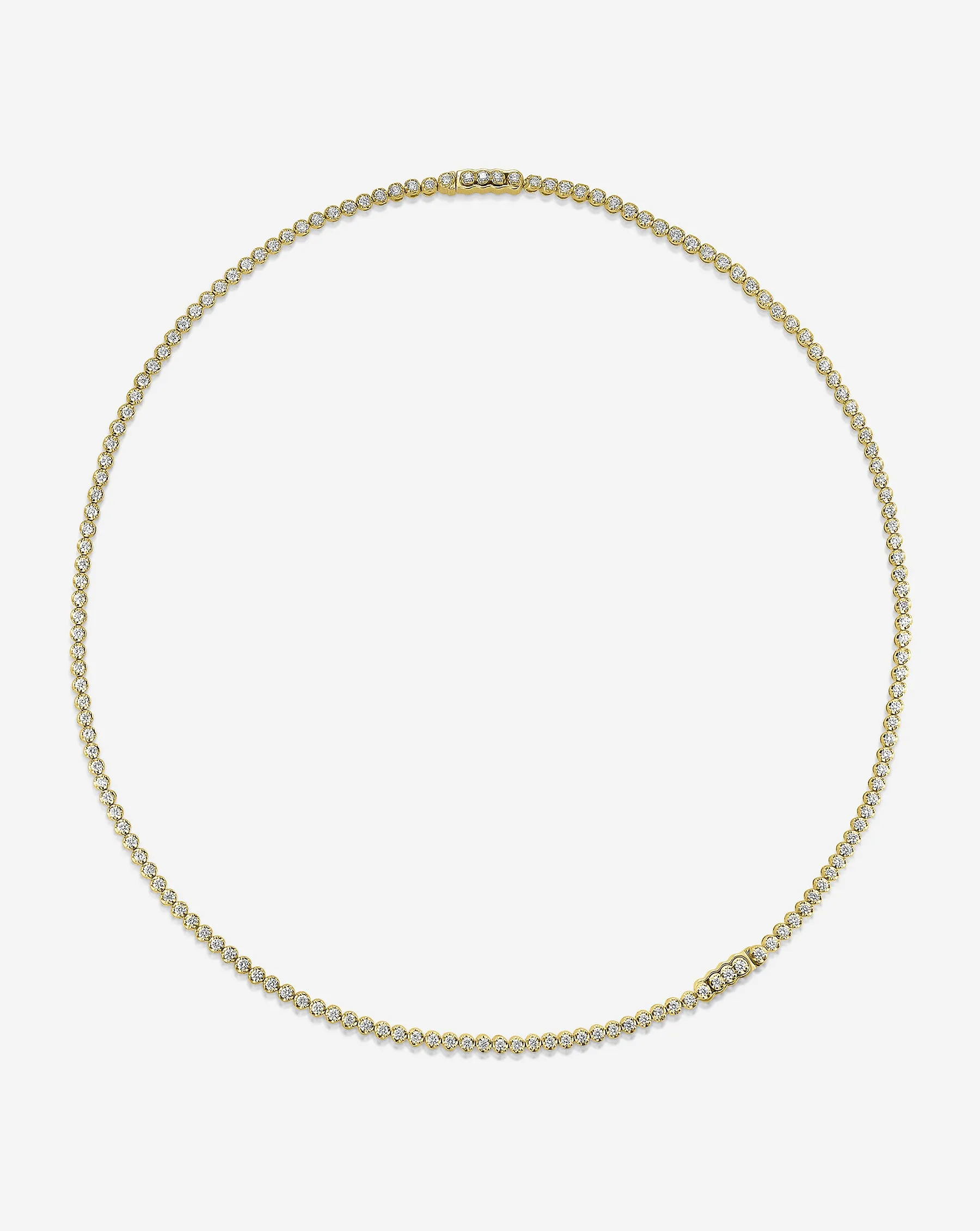 2-in-1 Diamond Tennis Necklace   Bracelet