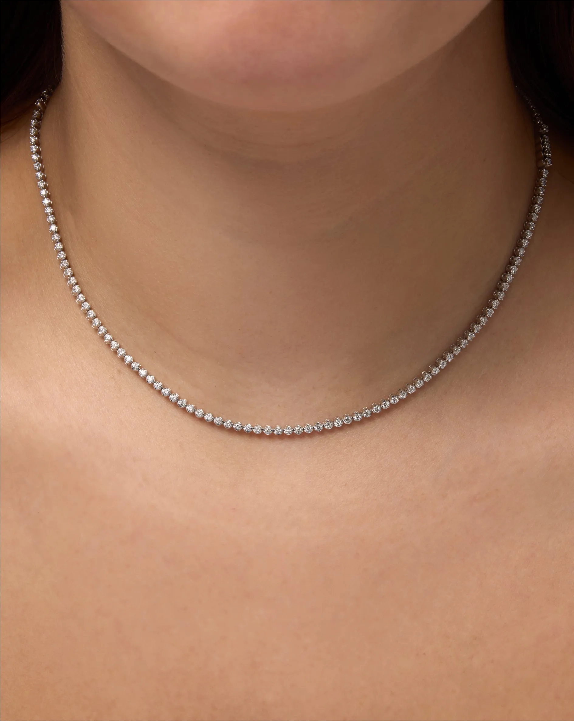 2-in-1 Diamond Tennis Necklace   Bracelet