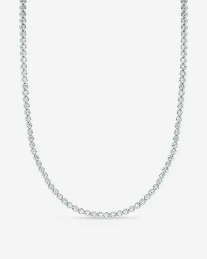 2-in-1 Diamond Tennis Necklace   Bracelet