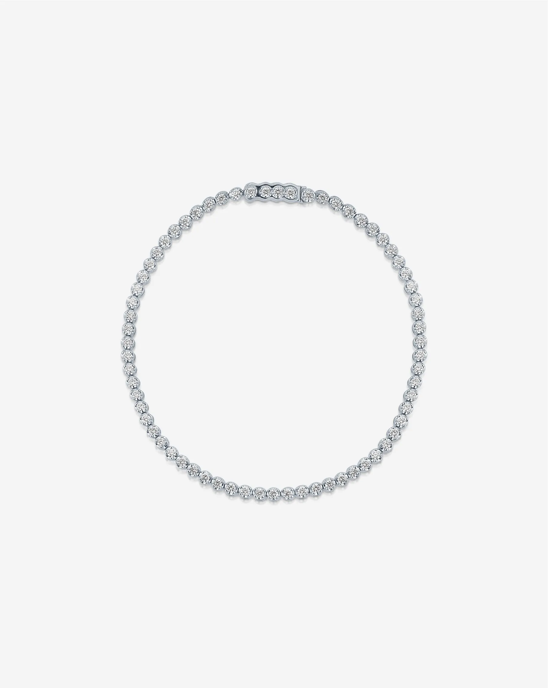 2-in-1 Diamond Tennis Necklace   Bracelet