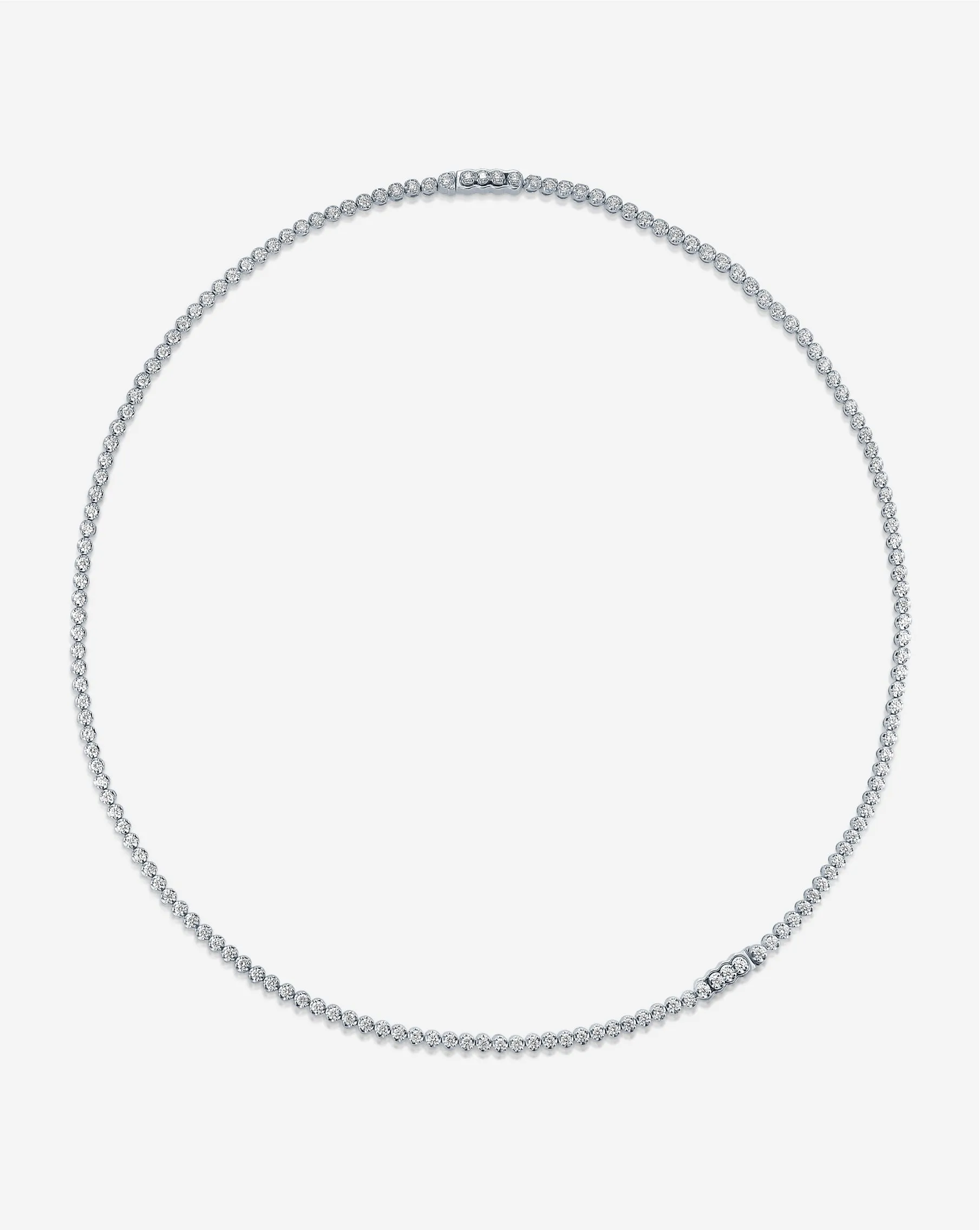 2-in-1 Diamond Tennis Necklace   Bracelet