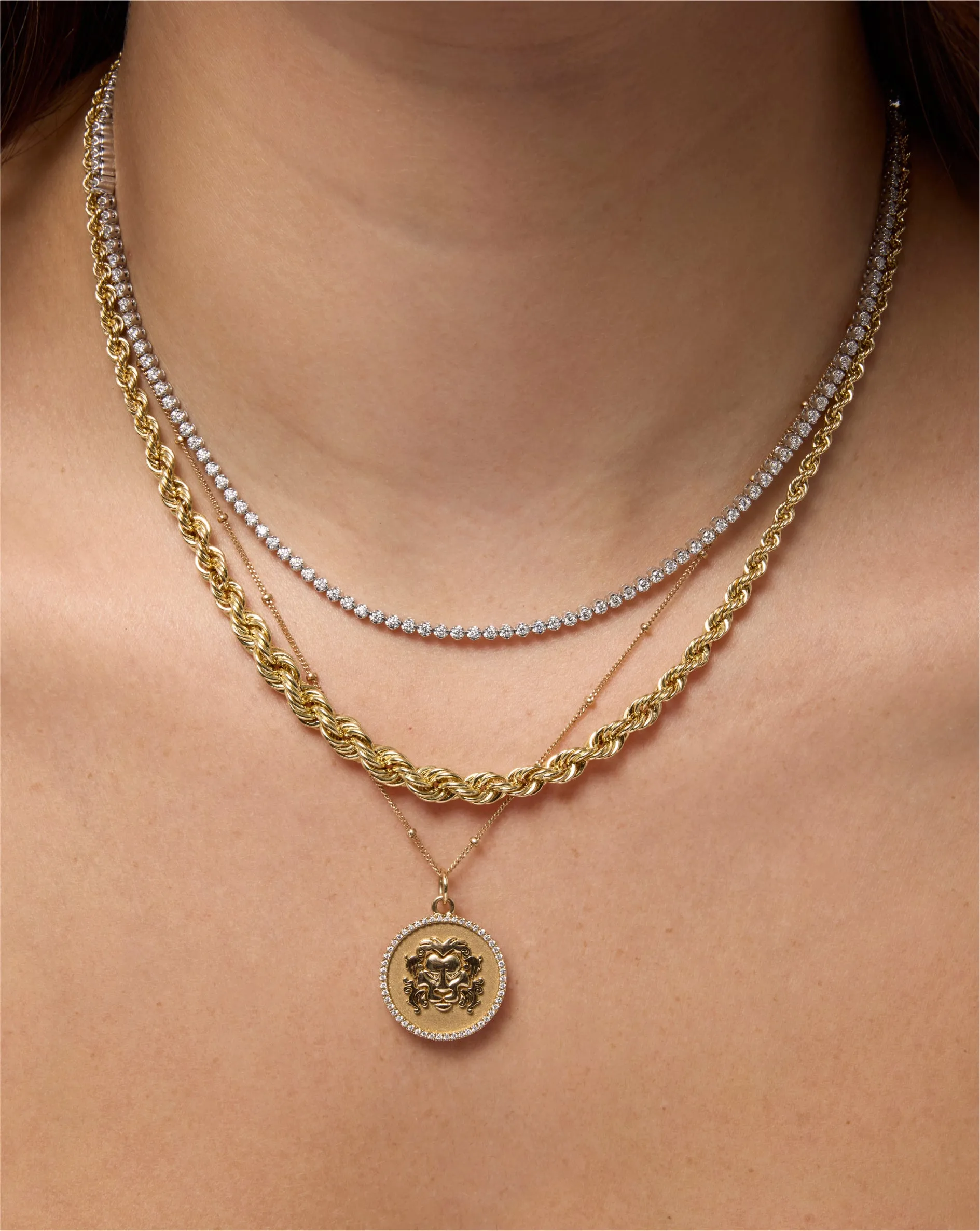 2-in-1 Diamond Tennis Necklace   Bracelet