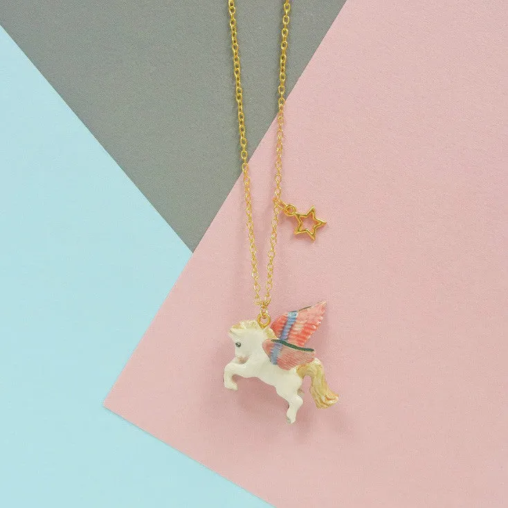 A Mini Penny Pegasus Necklace