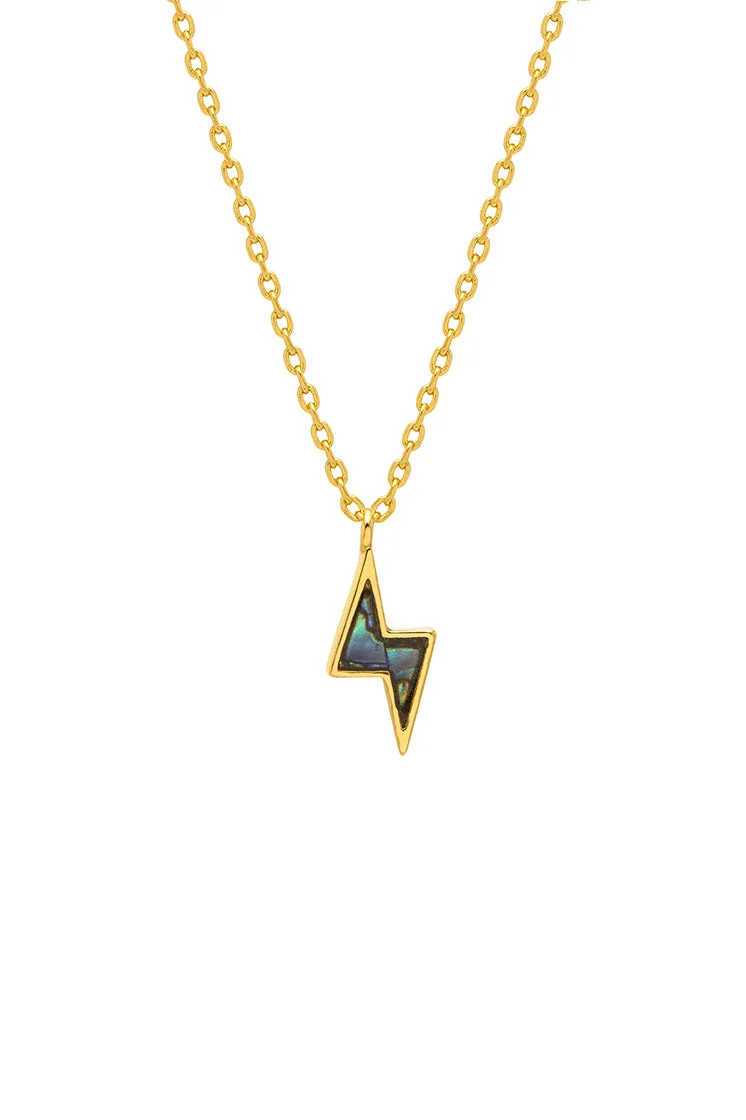 Abalone Power Bolt Necklace