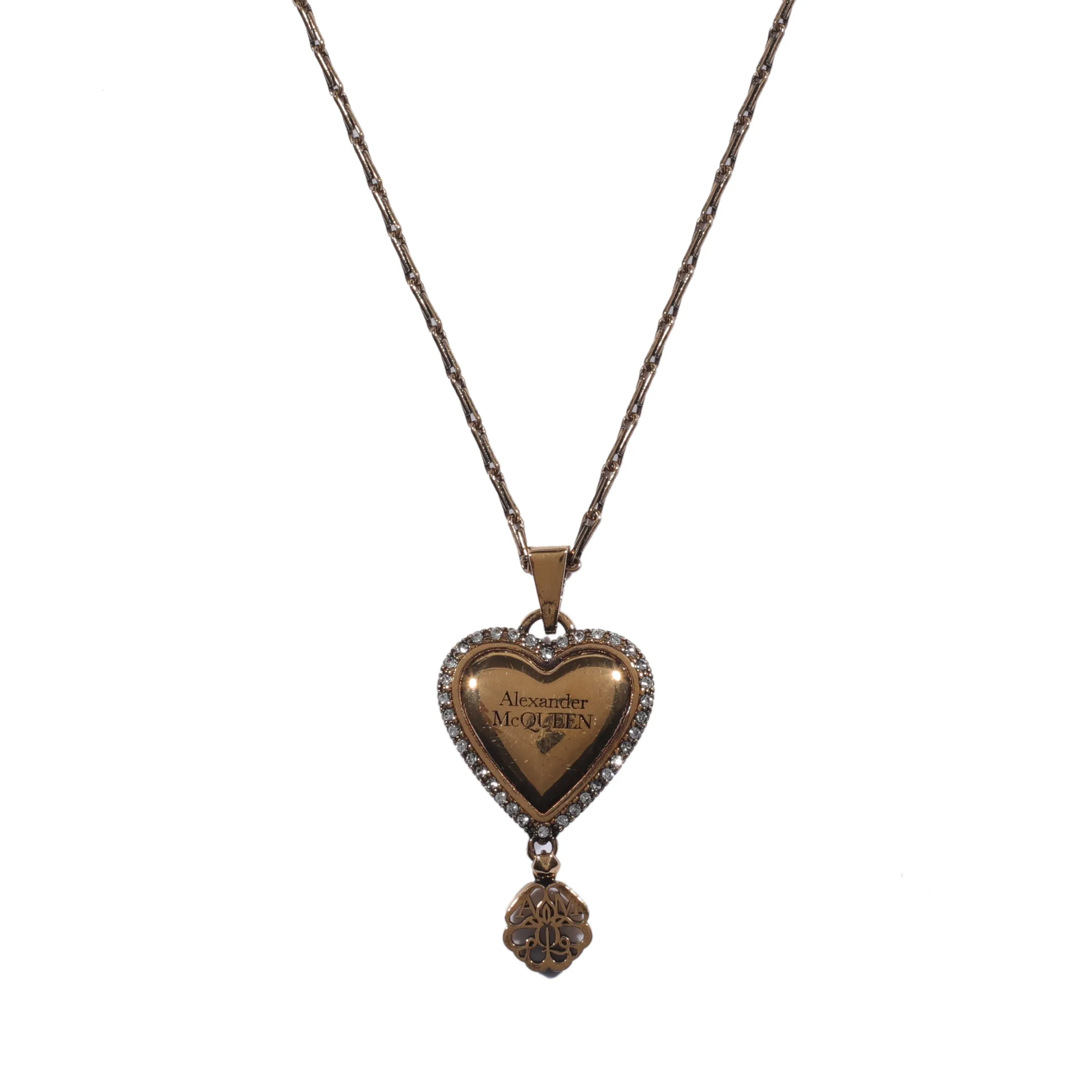 Alexander McQueen Heart Embellished Necklace