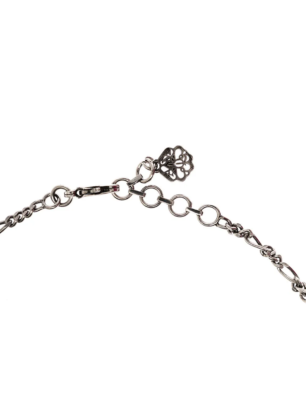 Alexander McQueen Slogan Engraved Necklace