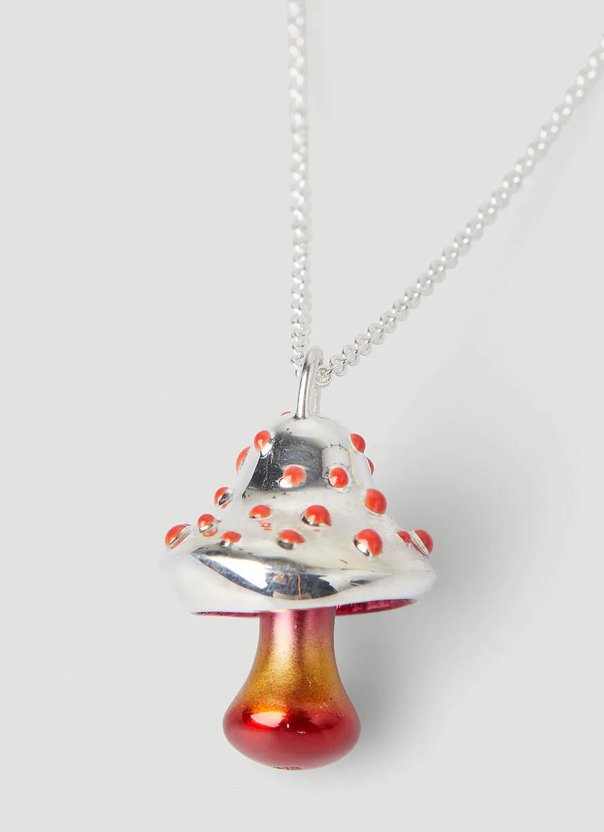 Ambush Mushroom Charm Necklace
