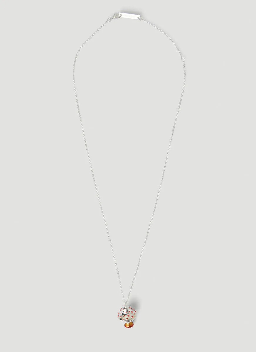 Ambush Mushroom Charm Necklace