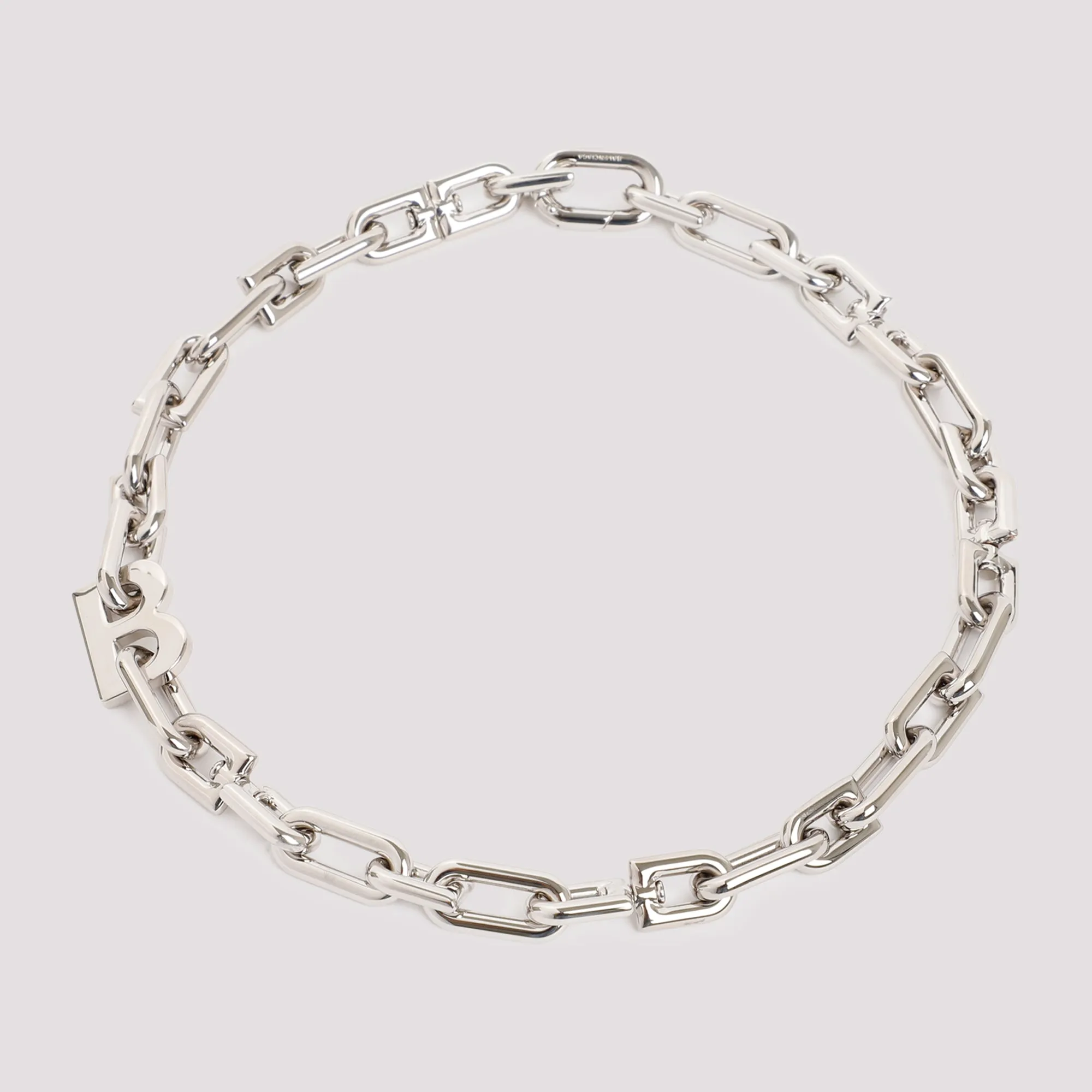 Balenciaga B Chain Thin Necklace