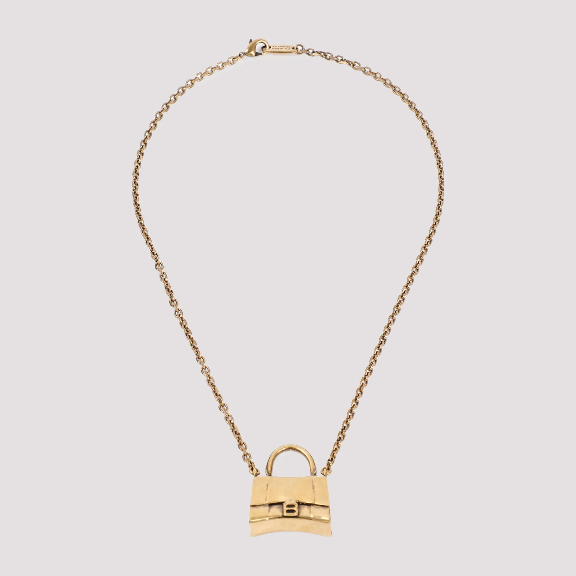 Balenciaga Hourglass Bag Pendant Necklace