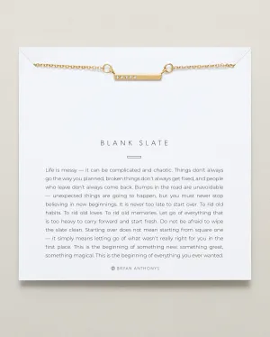 Blank Slate Necklace