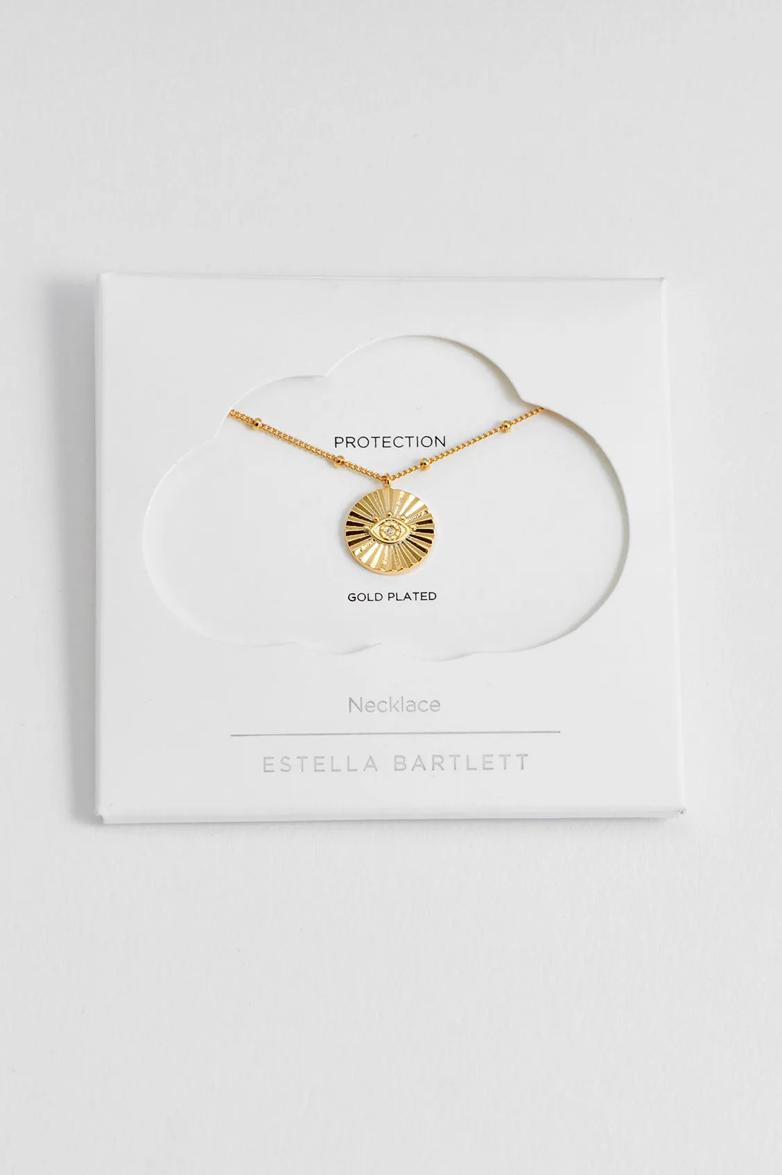Boho Eye Coin Necklace