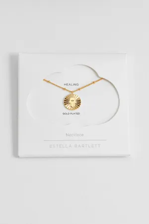 Boho Hamsa Hand Coin Necklace