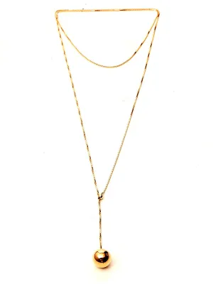 Bottega Veneta Sphere Pendant Necklace