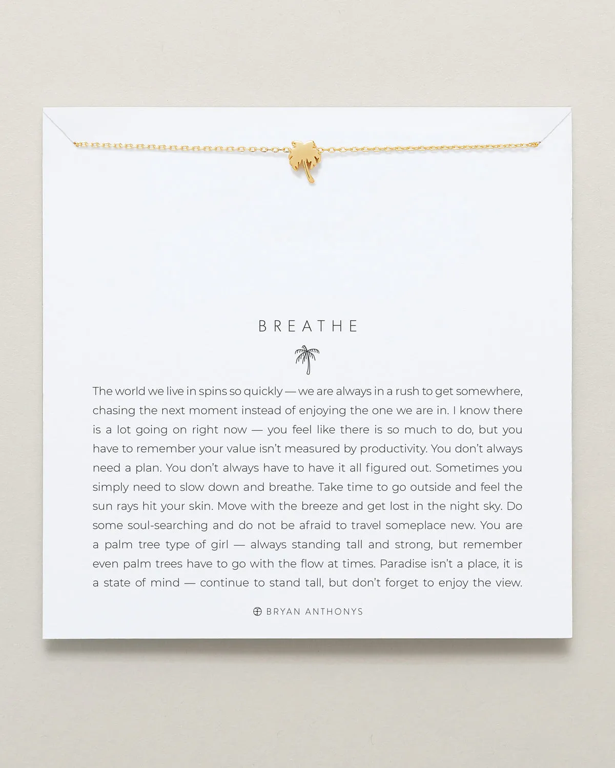 Breathe Icon Necklace