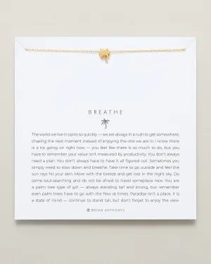 Breathe Icon Necklace