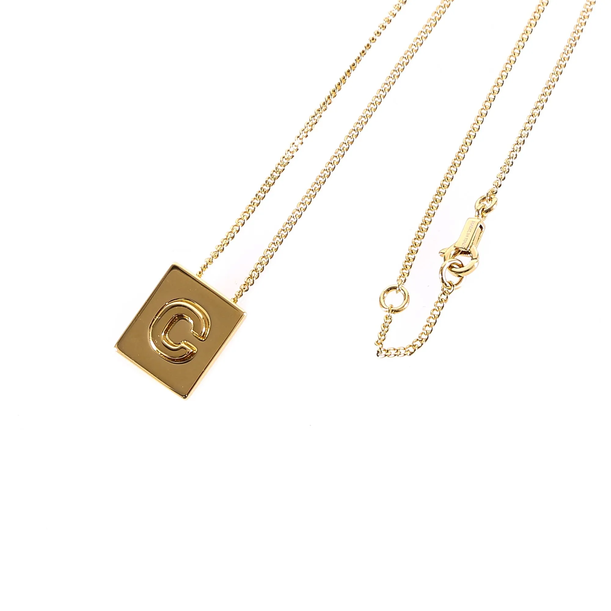 Celine Alphabet C Necklace