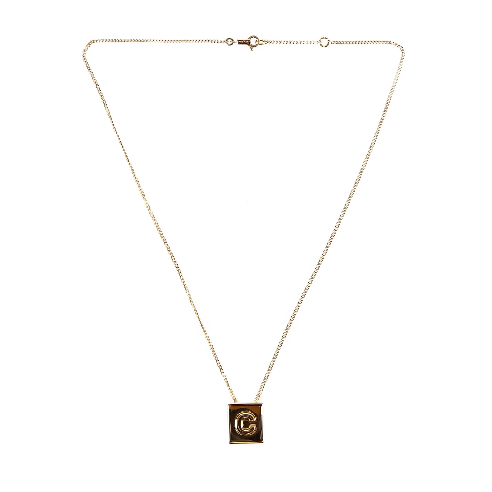 Celine Alphabet C Necklace