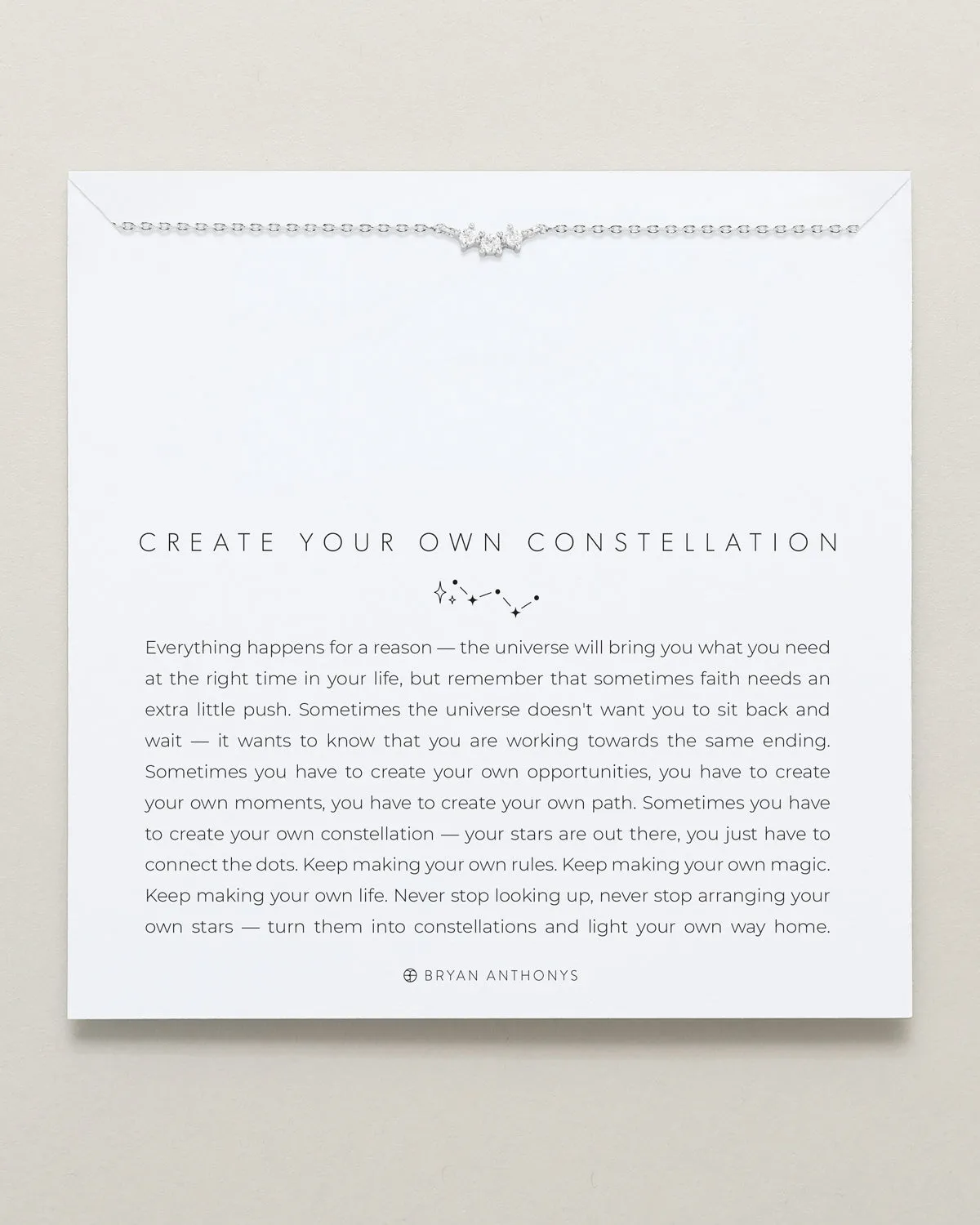 Create Your Own Constellation Stations Necklace