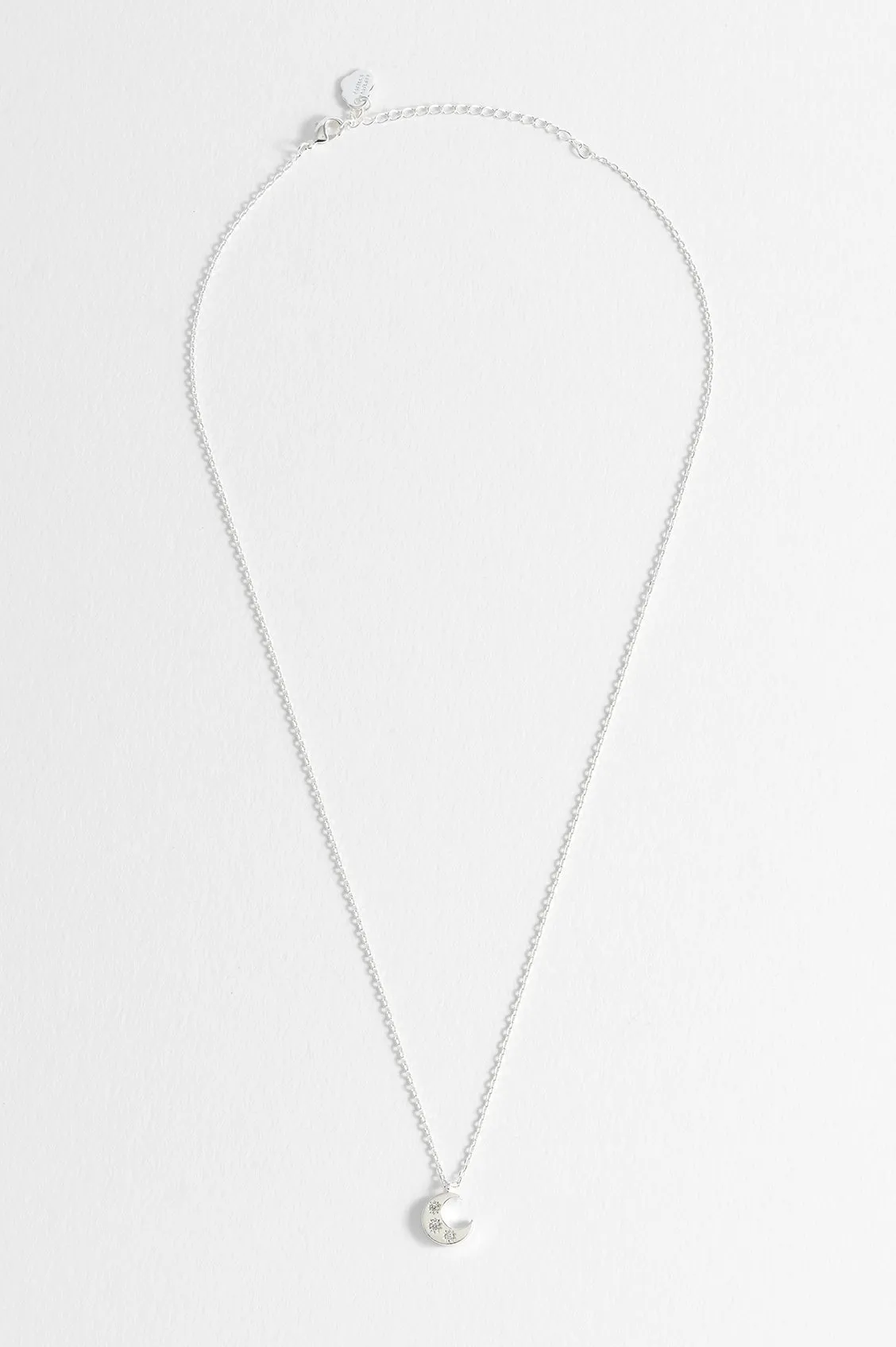 CZ Moon Pendant