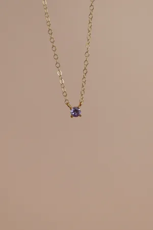 DAINTY AMETHYST NECKLACE