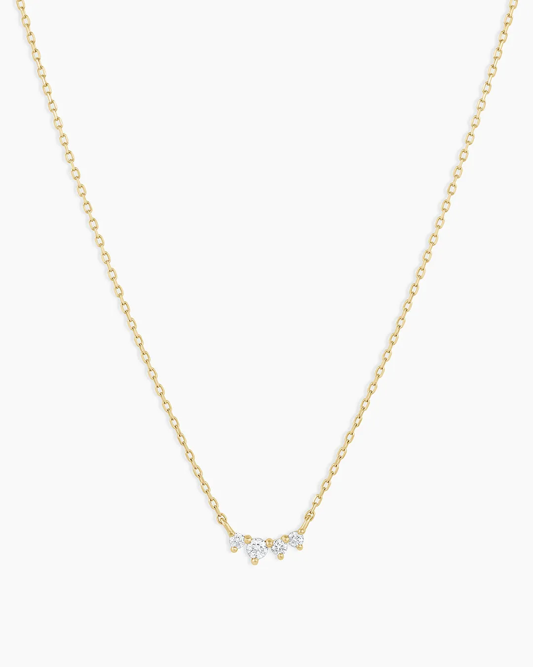 Diamond Cluster Necklace
