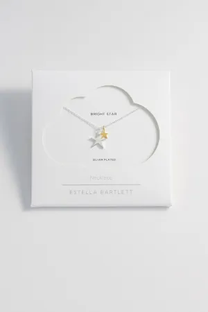 Double Hand Drawn Star Necklace
