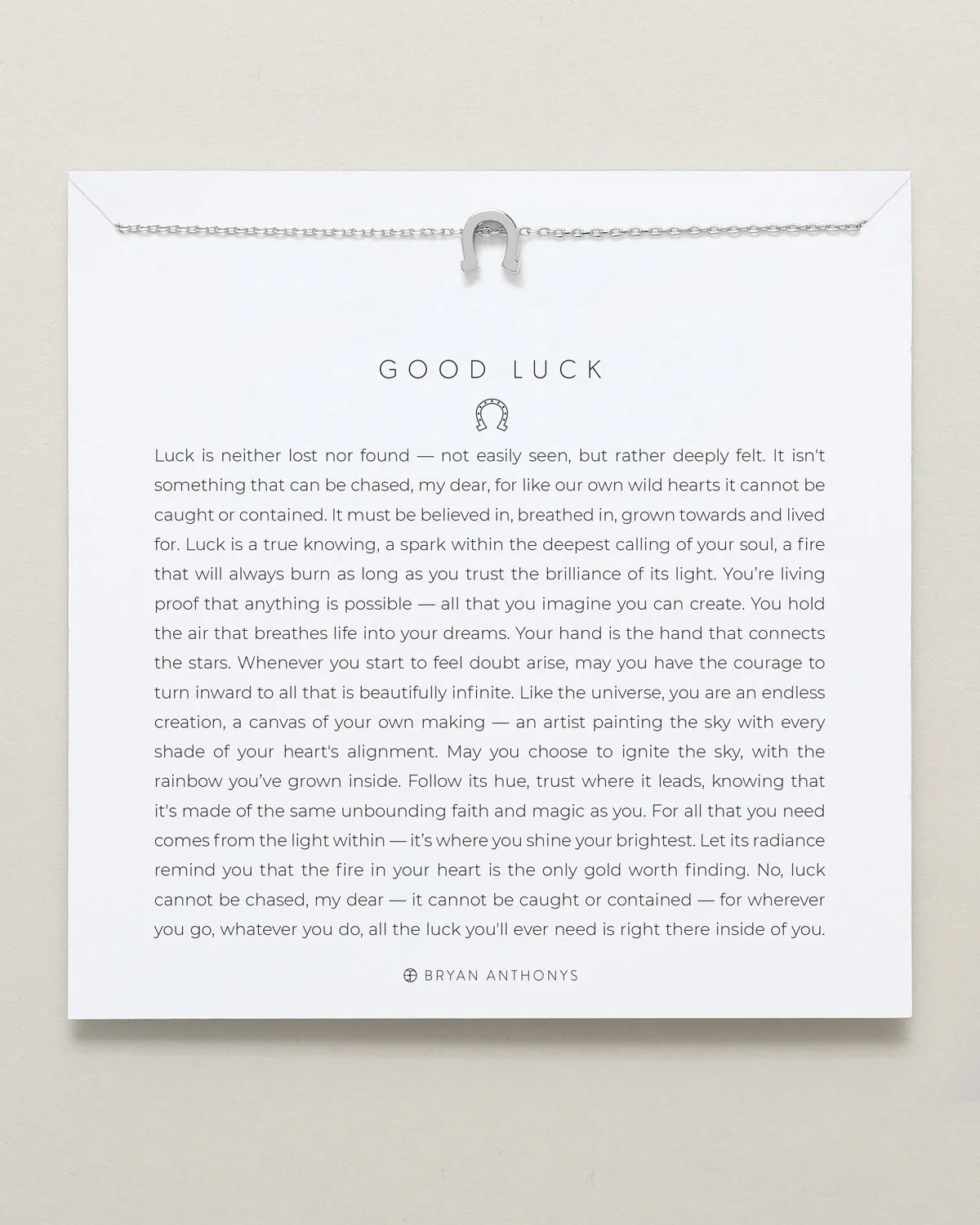 Good Luck Icon Necklace