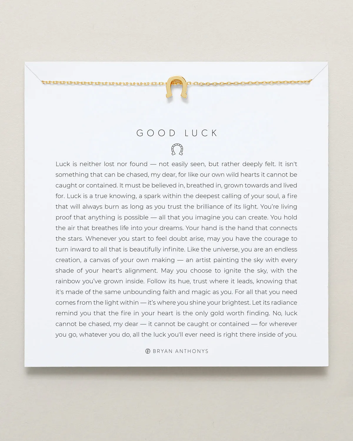 Good Luck Icon Necklace