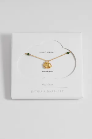 Green Rabbit Necklace