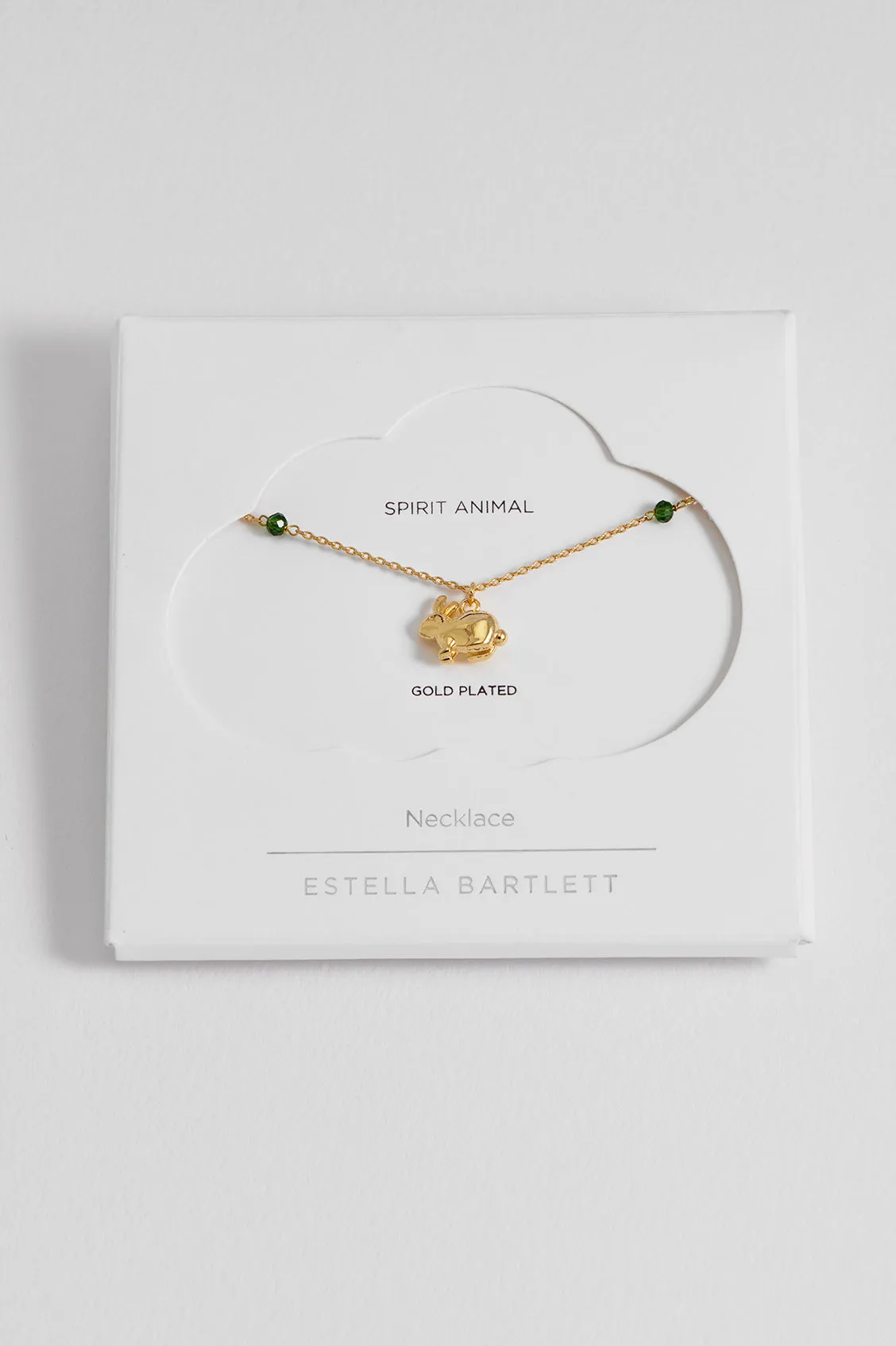 Green Rabbit Necklace