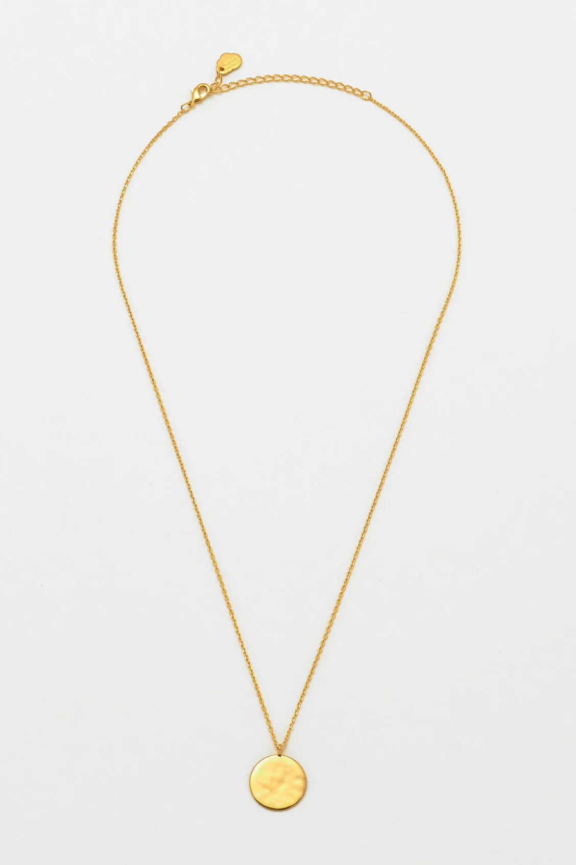 Hammered Disc Pendant