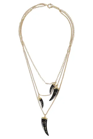 Isabel Marant Horn Pendant Necklace