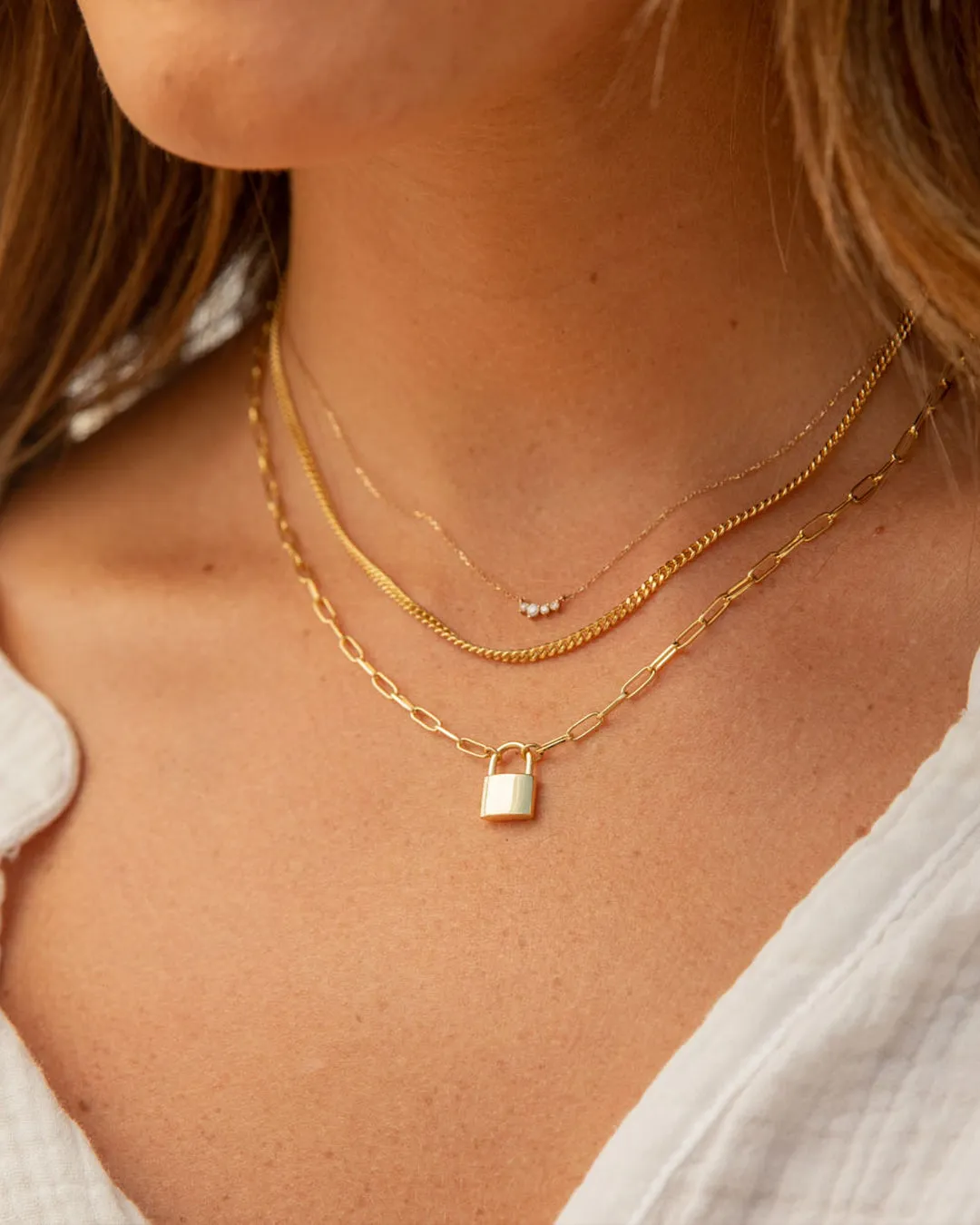 Kara Padlock Necklace