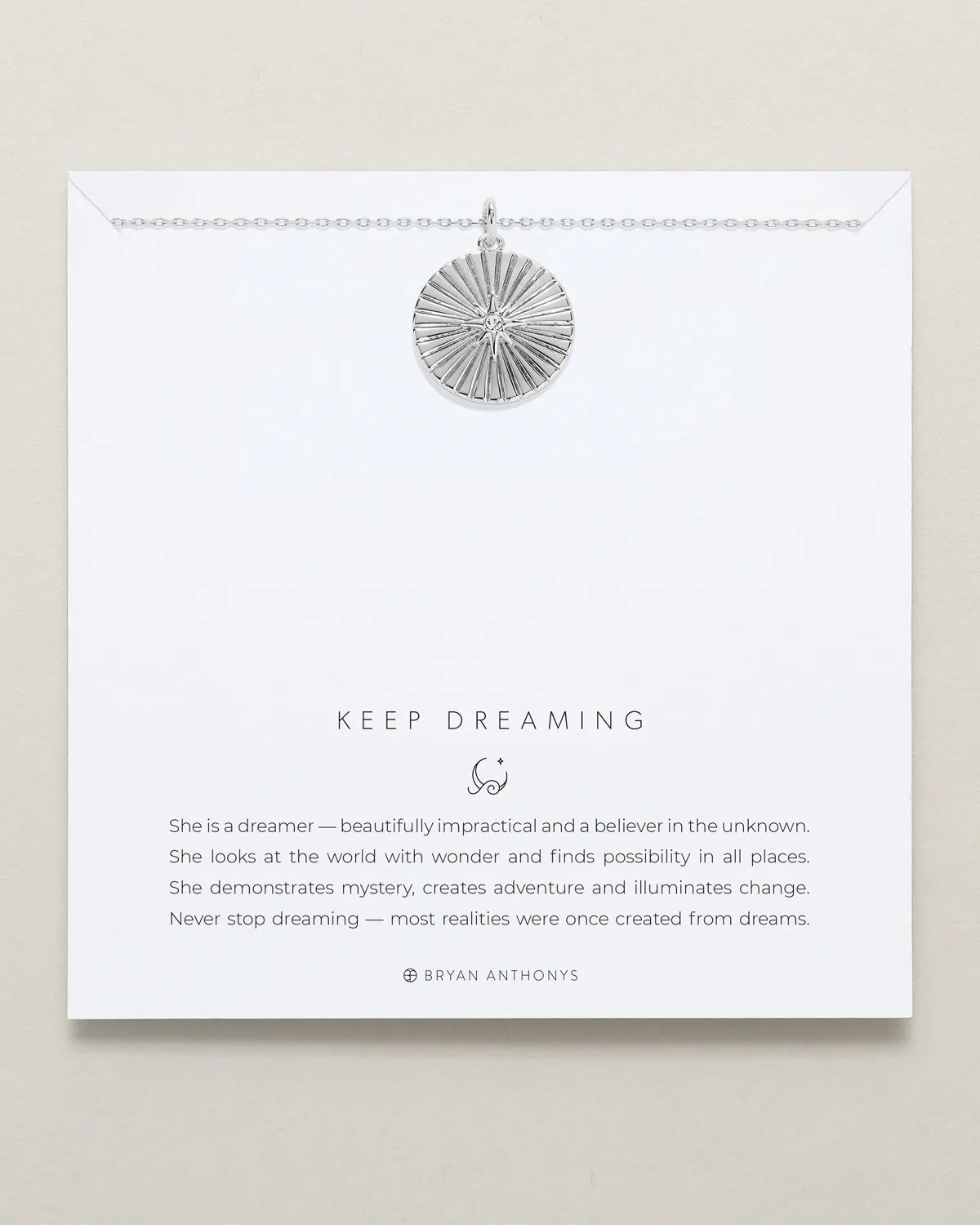 Keep Dreaming Pendant Necklace