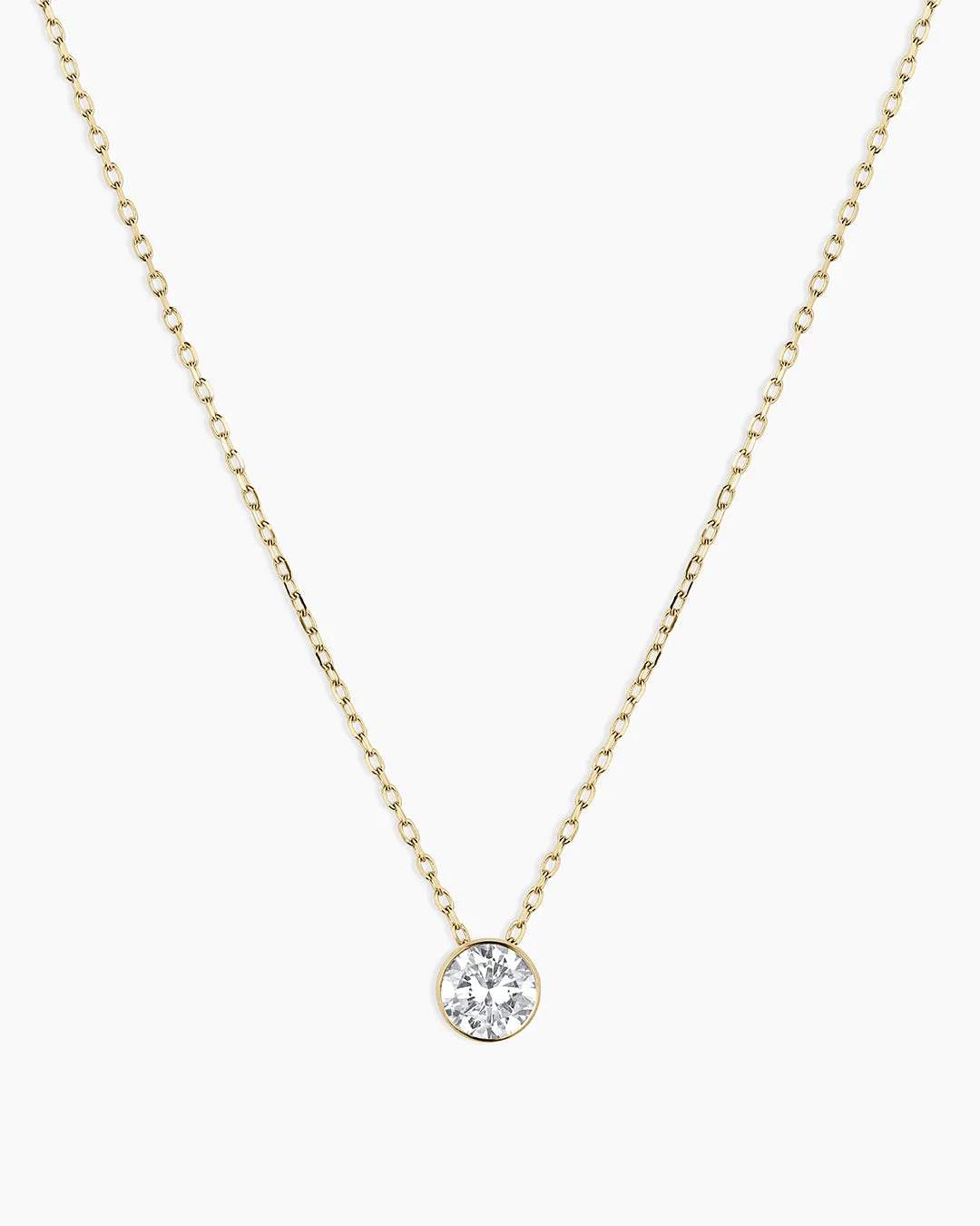 Lab Grown Diamond Halo Necklace