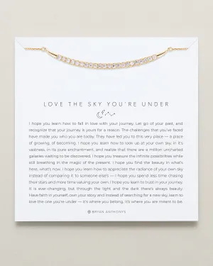 Love The Sky You're Under Pave Necklace