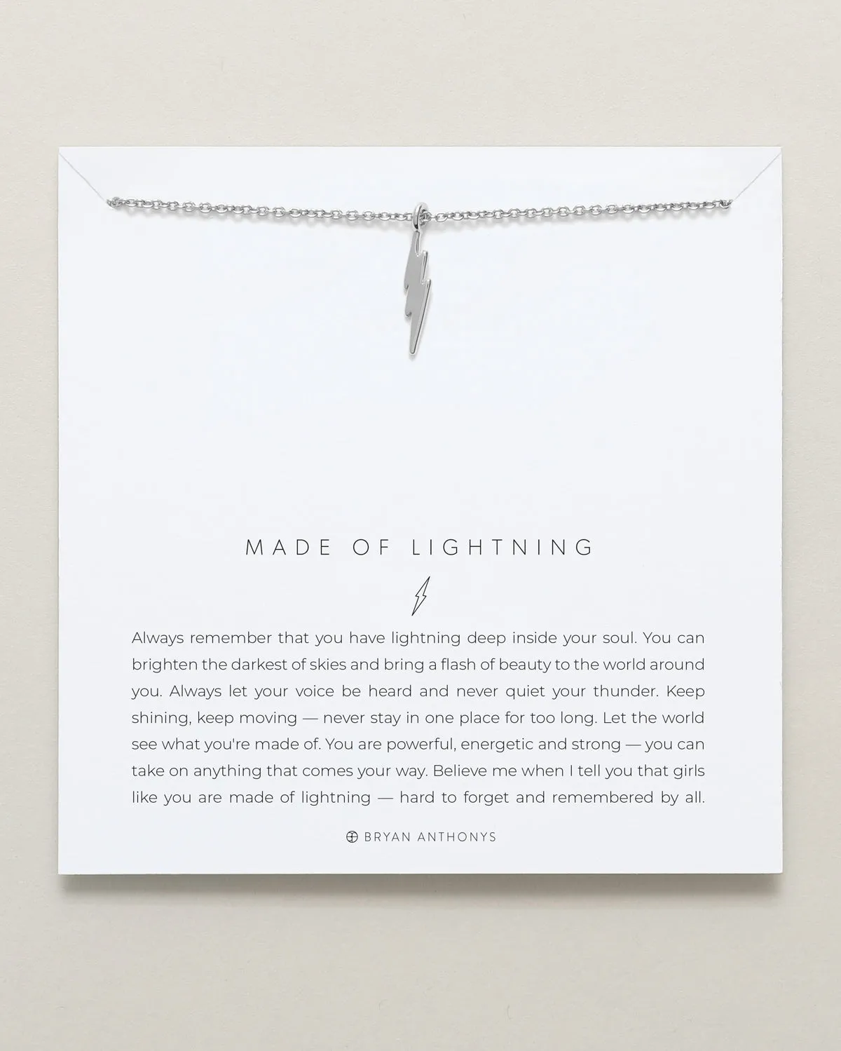 Made of Lightning Necklace
